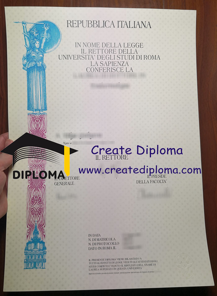 Sapienza Università di Roma diploma