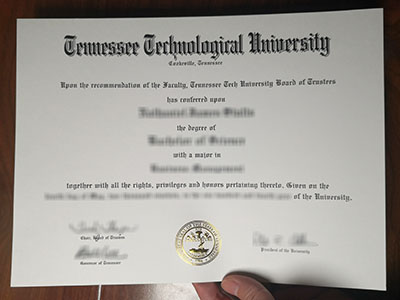 Tennessee Technological University diploma