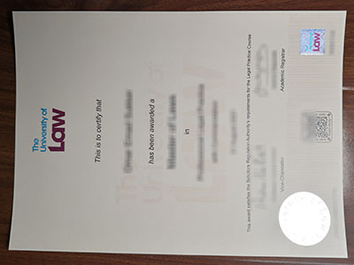 The University of Law diploma