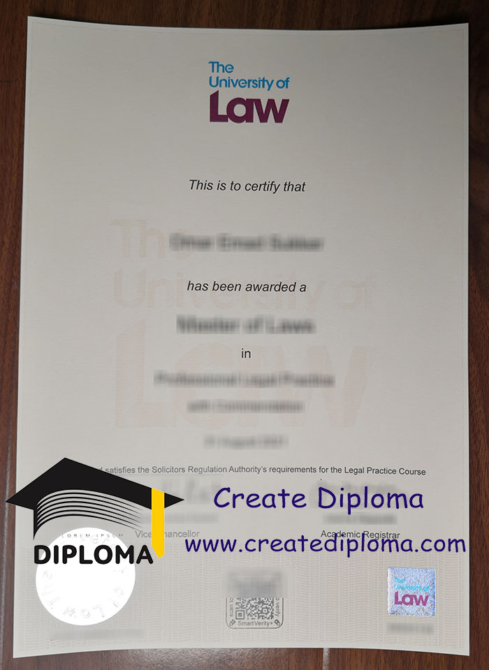 The University of Law diploma