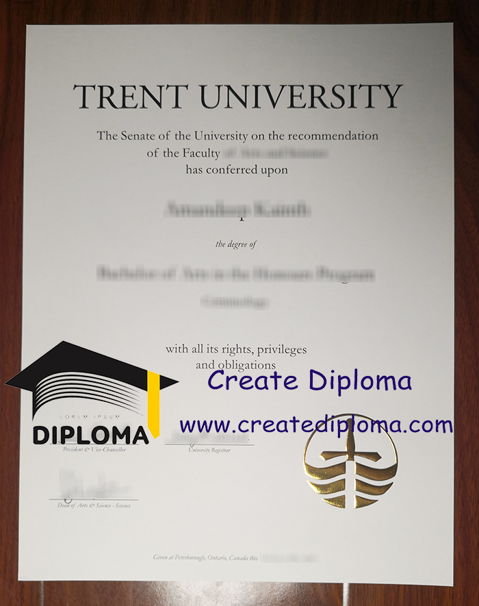 Trent University diploma