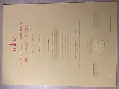 Università Cattolica del Sacro Cuore diploma