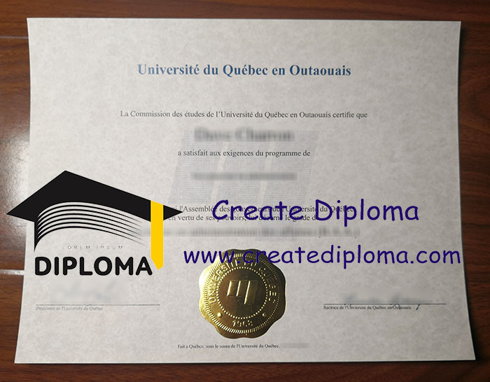 Université du Québec en Outaouais diploma