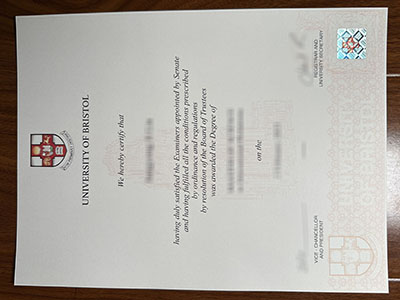 University of Bristol diploma