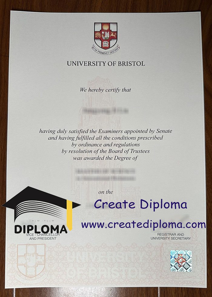 University of Bristol diploma