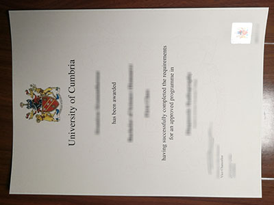 University of Cumbria diploma
