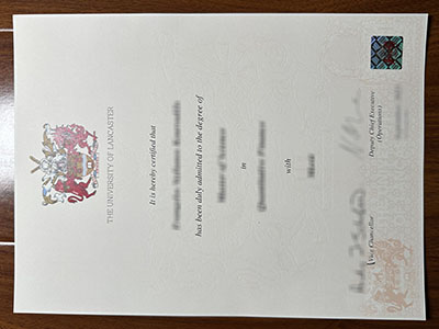 University of Lancaster diploma