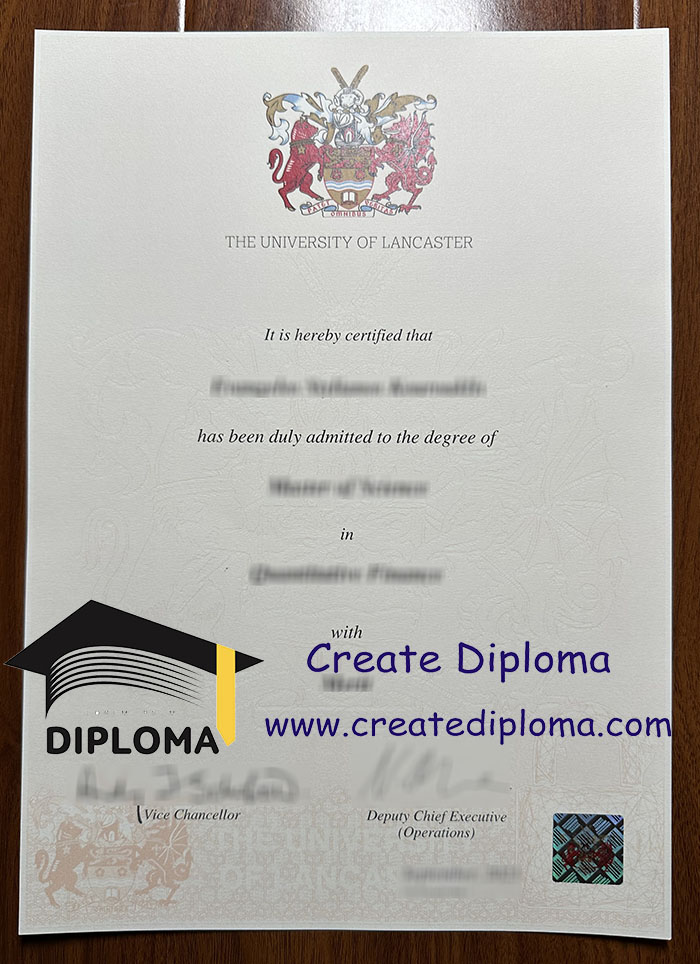 University of Lancaster diploma