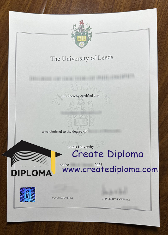 University of Leeds diploma