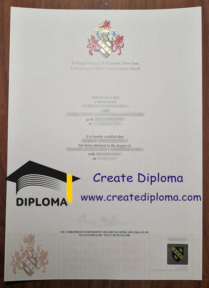 University of Wales Trinity Saint David diploma