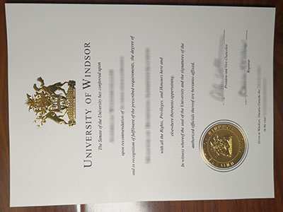 University of Windsor diploma