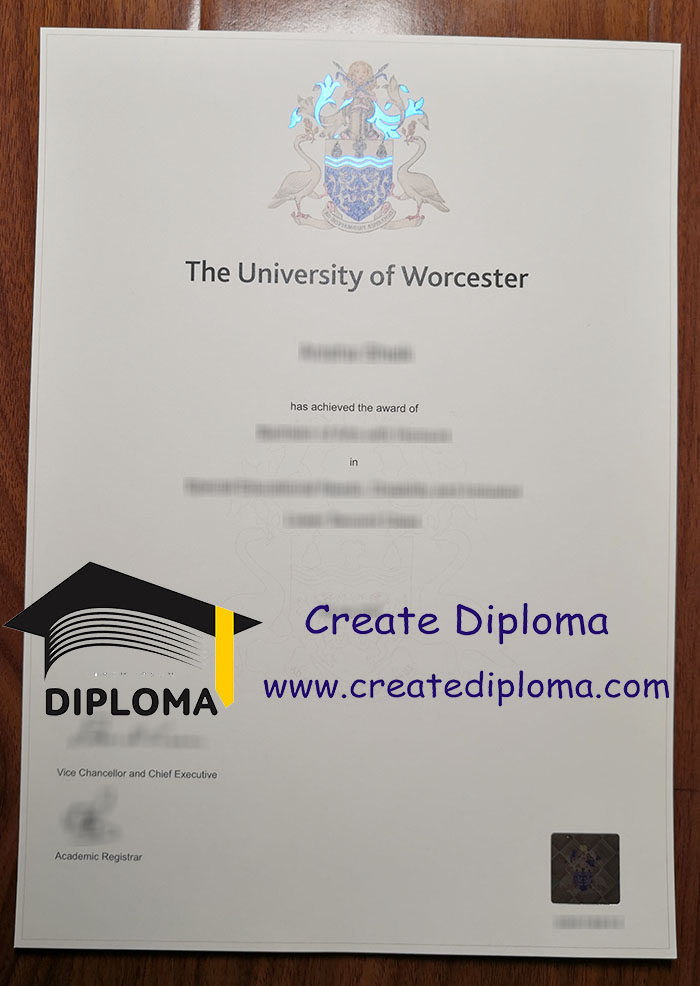 University of Worcester diploma