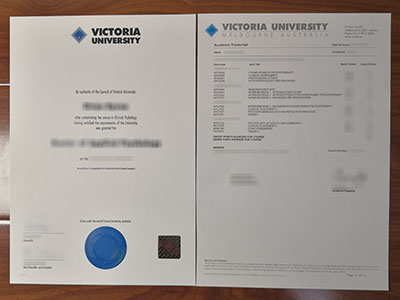 Victoria University diploma and transcript