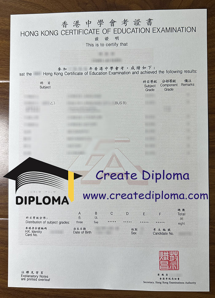 Hong Kong Certificate of Education Examination