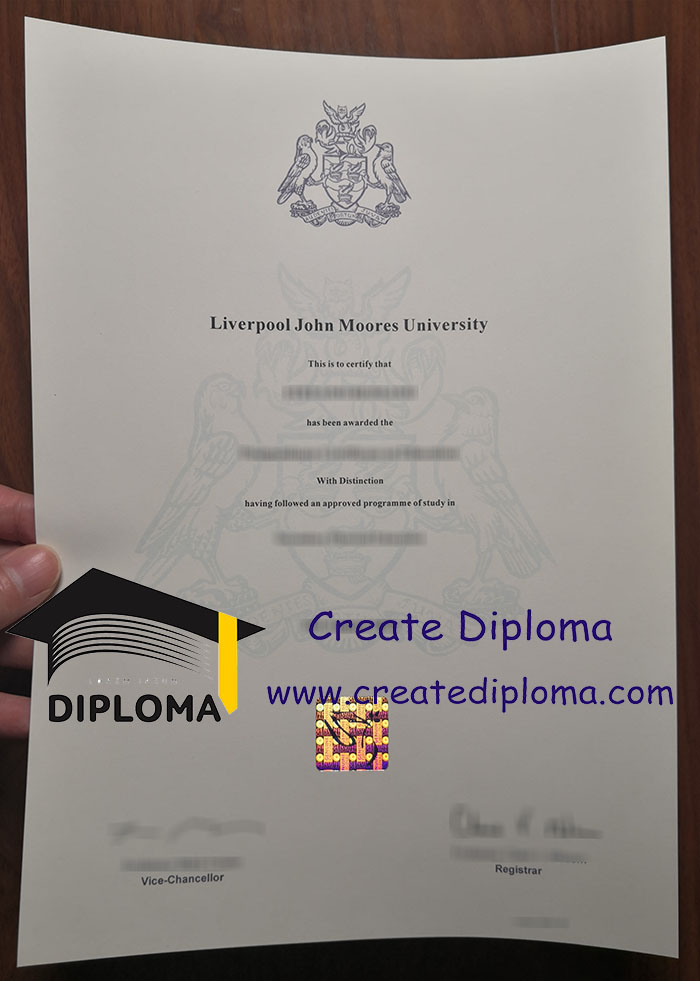 Liverpool John Moores University diploma