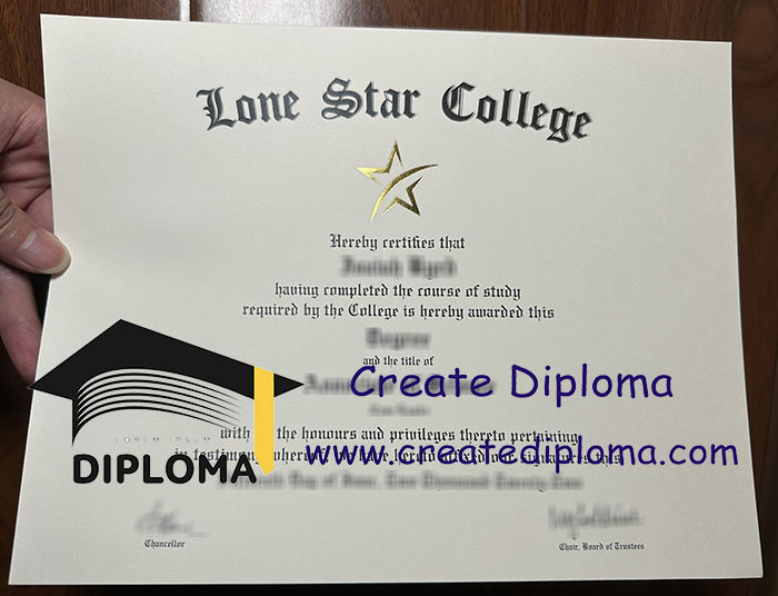 Lone Star College diploma