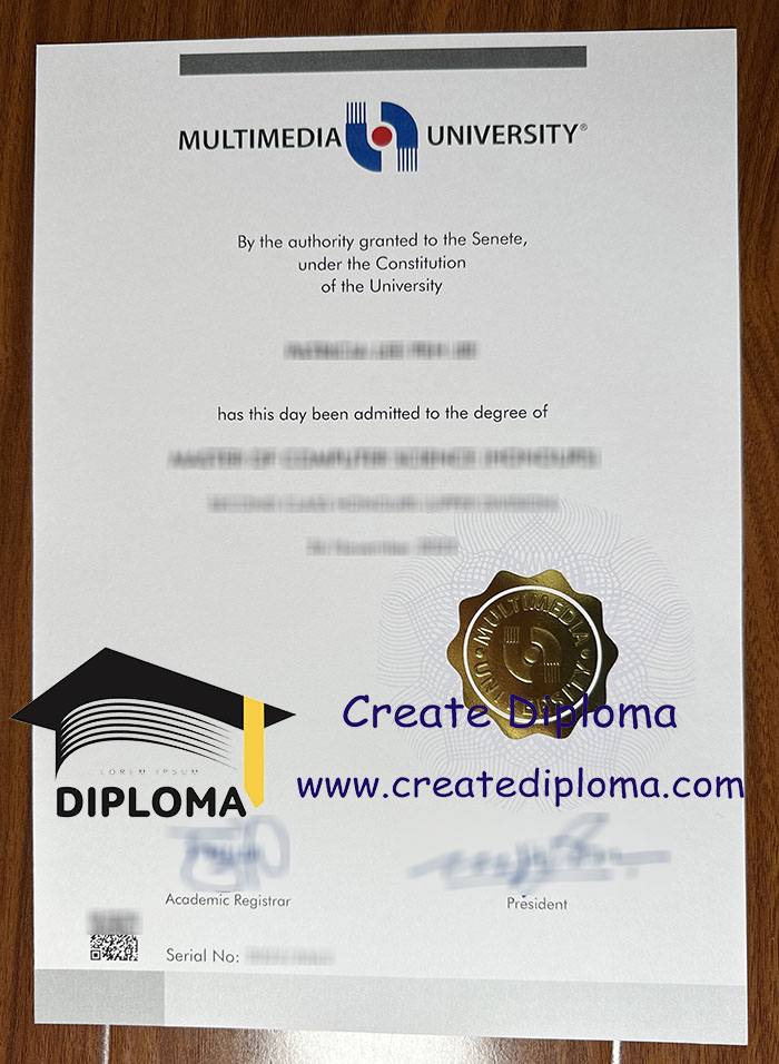Multimedia University diploma