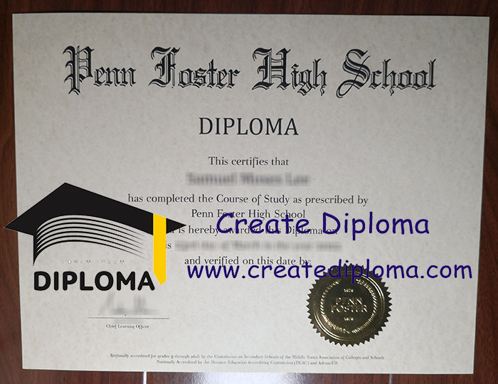 Penn Foster High School diploma