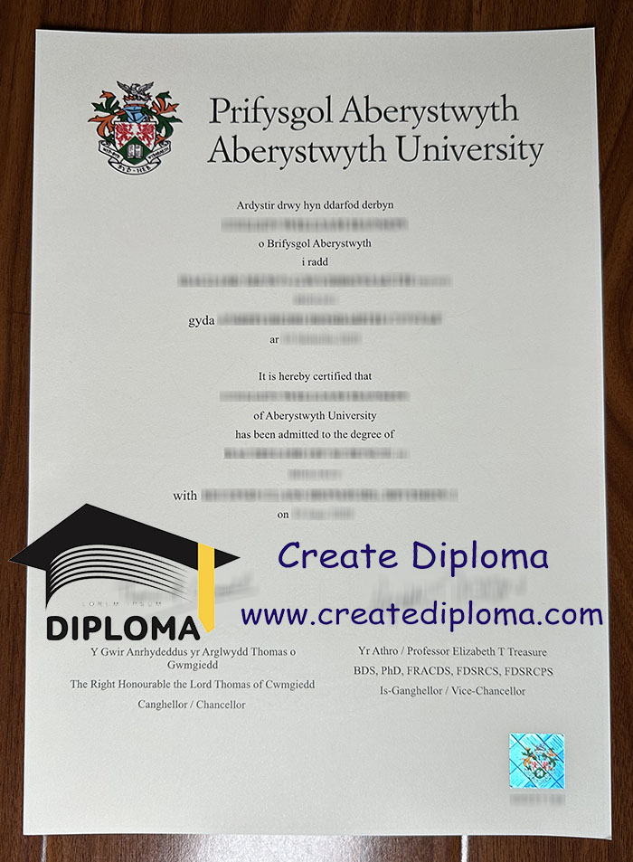 Prifysgol Aberystwyth diploma