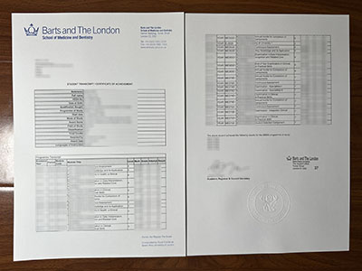 Queen Mary University of London transcript