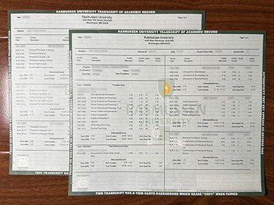 Rasmussen University transcript