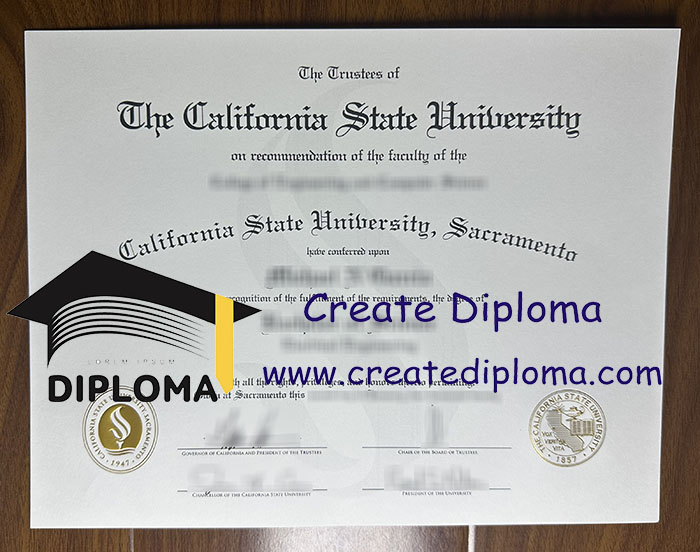 Sacramento State diploma