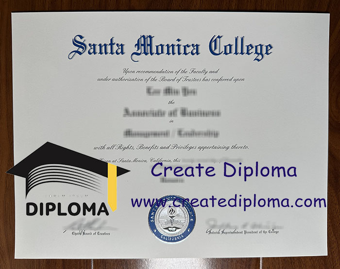 Santa Monica College diploma