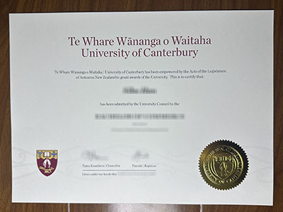 University of Canterbury diploma