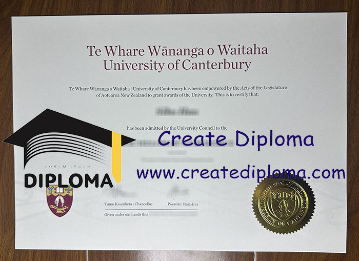 University of Canterbury diploma