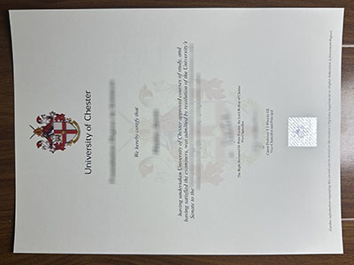 University of Chester diploma