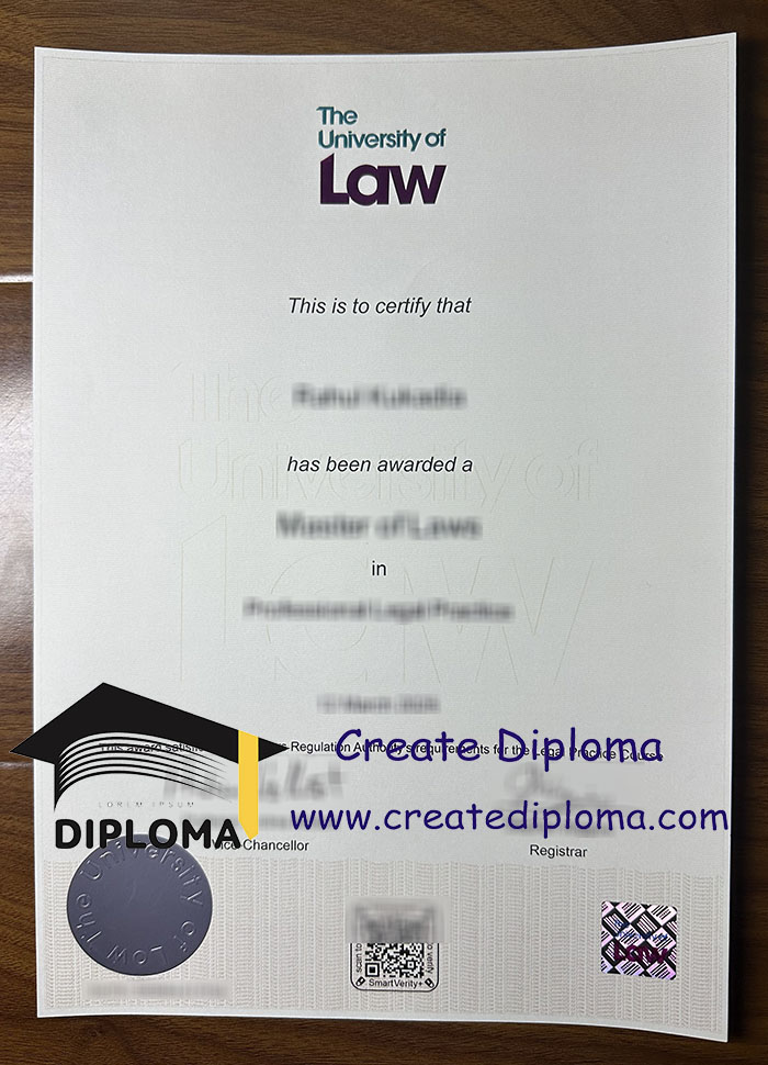 University of Law diploma
