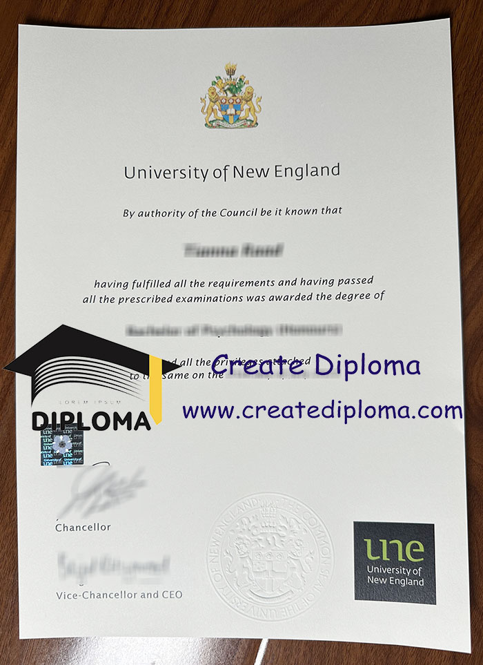 University of New England degree