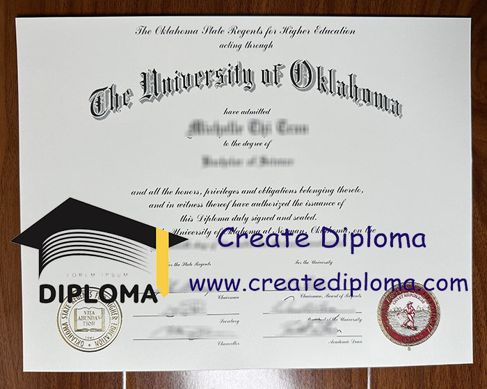 University of Oklahoma diploma