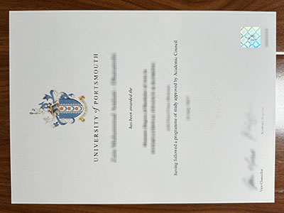 University of Portsmouth diploma