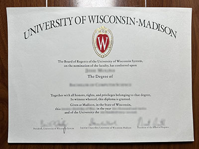 University of Wisconsin-Madison diploma