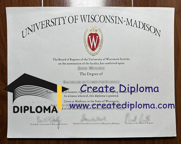 University of Wisconsin-Madison diploma