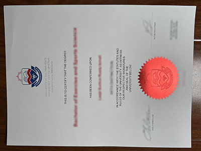 University of the Free State diploma