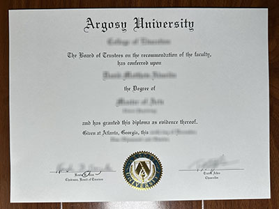 Argosy University diploma