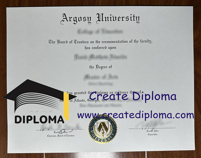 Argosy University diploma