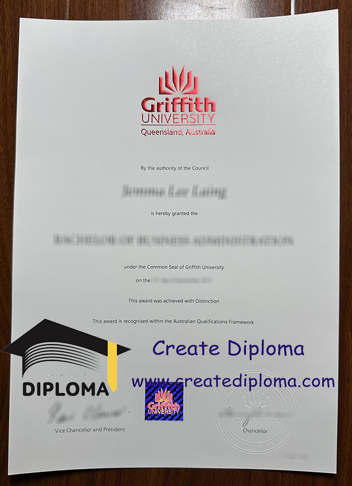 Griffith University diploma
