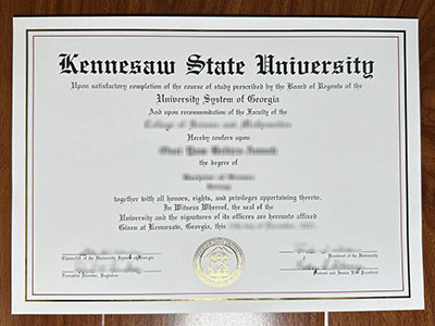Kennesaw State University diploma