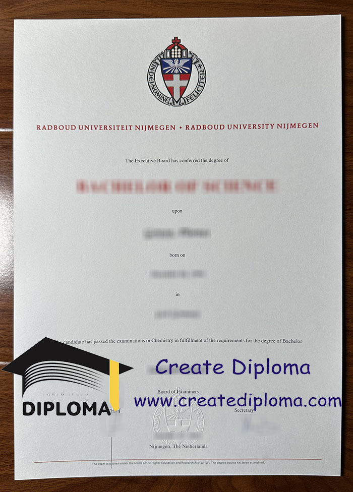 Radboud University Nijmegen diploma