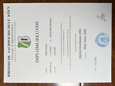 Rheinische Fachhochschule Köln diploma