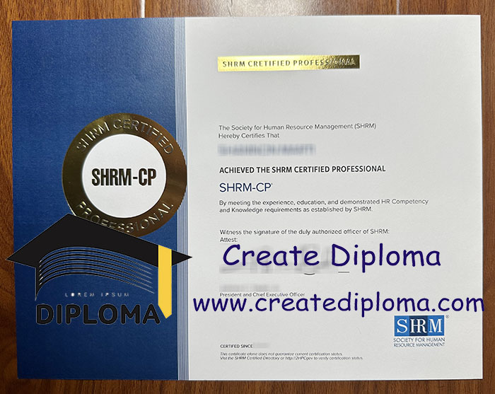 SHRM-CP certificate