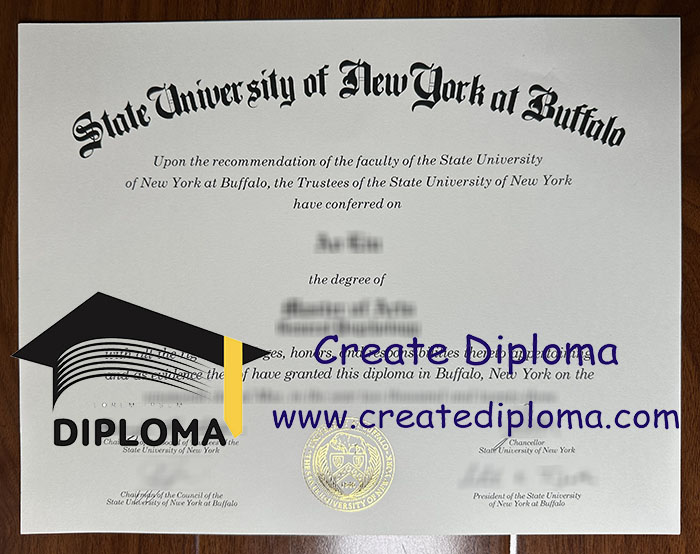 State University of New York at Buffalo diploma