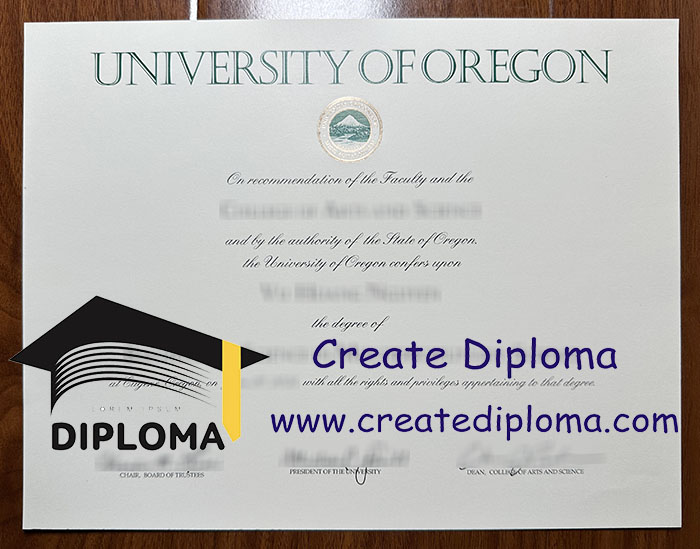University of Oregon diploma