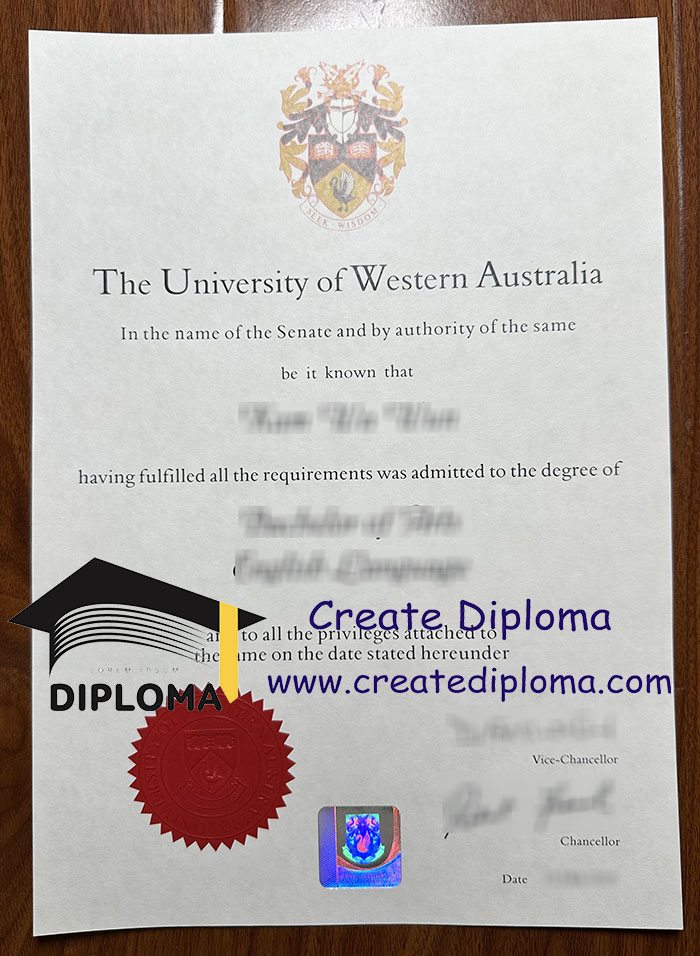 University of Western Australia diploma