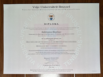 Vrije Universiteit Brussel diploma