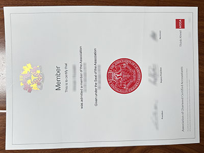 ACCA certificate