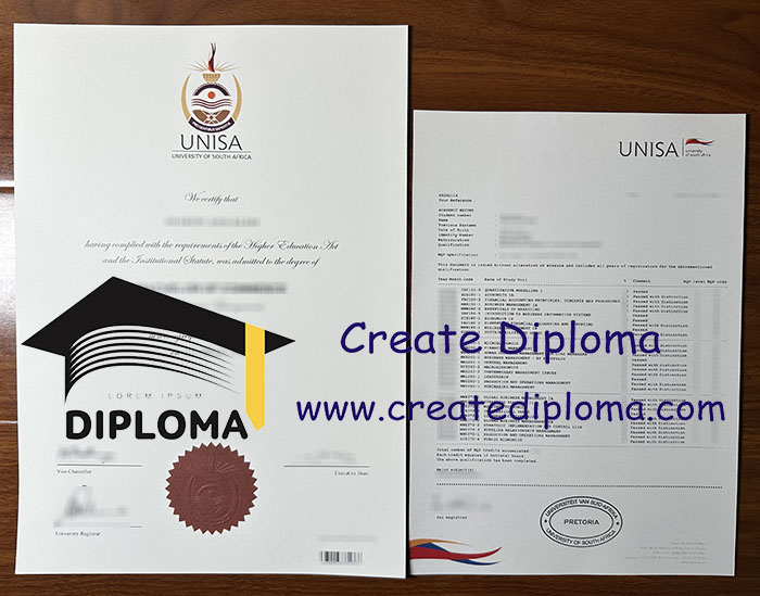 University of South Africa diploma